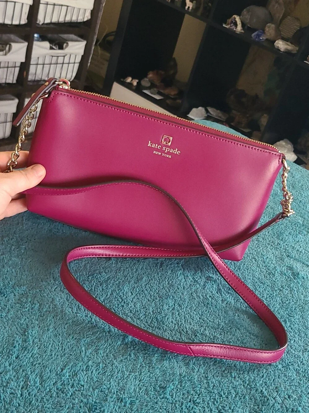kate spade New York Chain Declan Crossbody Bag In Rhubarb